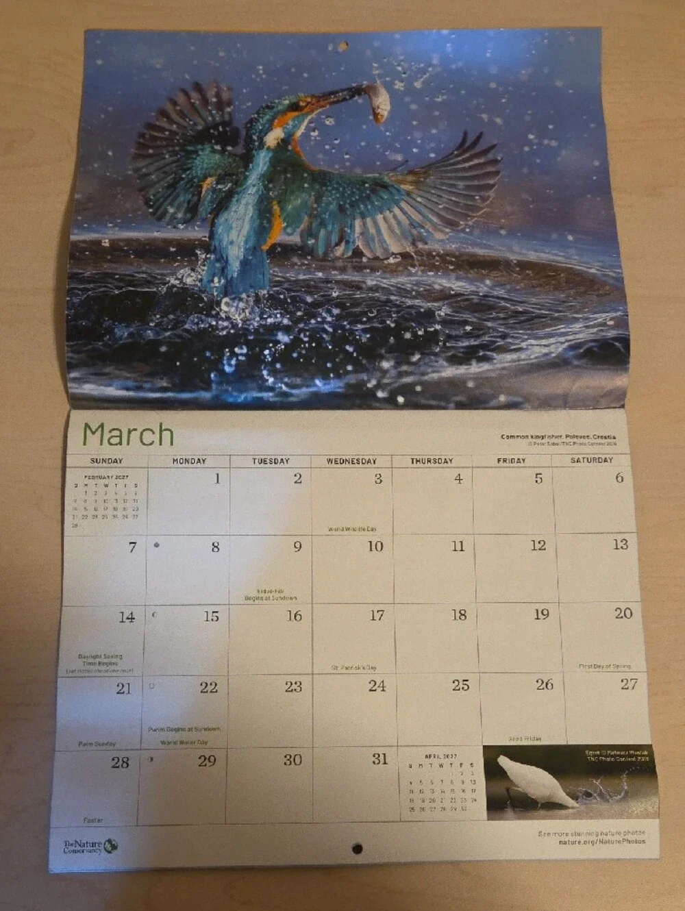 The Nature Conservancy 2027 Wall Calendar